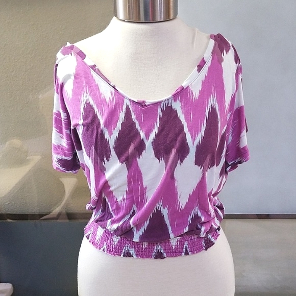 2 Mudd flowy crop tops